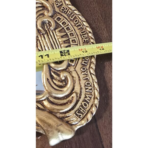 Vintage Harry Potter Gold Mirror Of Erised 14"X 9” Original Warner Bros *read - Picture 4 of 5